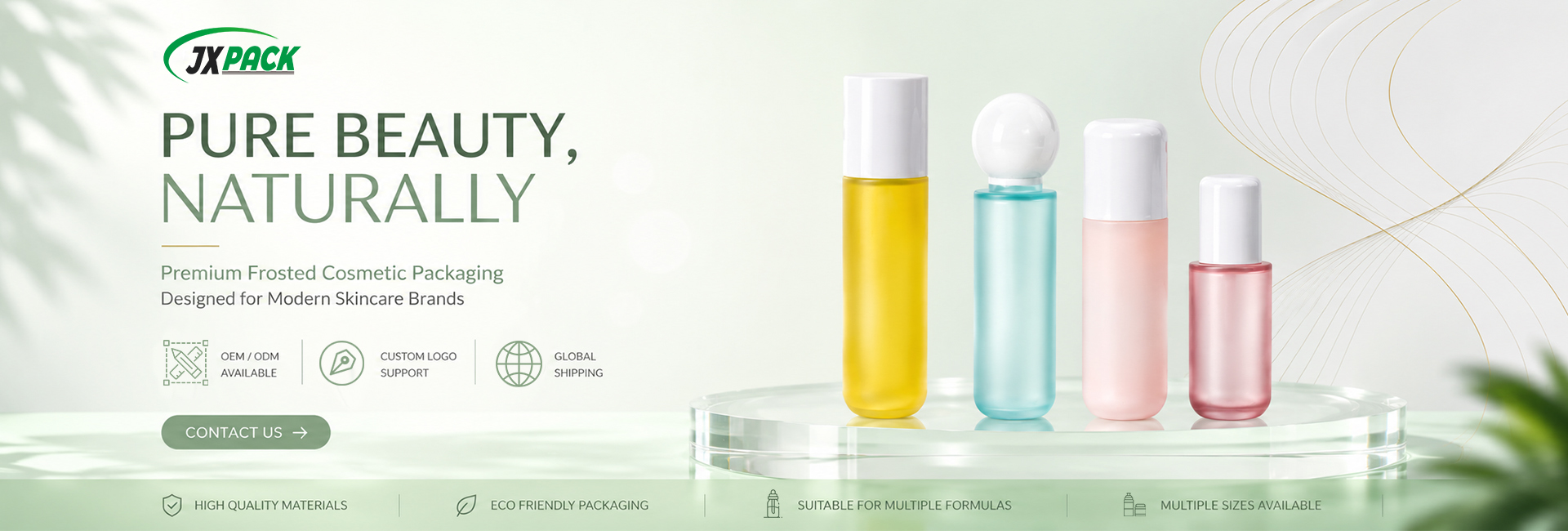 Qualidade Frasco de creme cosmético Fábrica