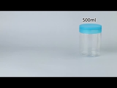 Jar de creme cosmético PET personalizado com tampa de parafuso