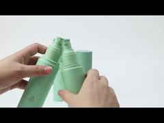 Frascos cosméticos de plástico vazios por atacado 80ml, 100ml, 120ml, 150ml, frascos com bomba de loção de ombro plano