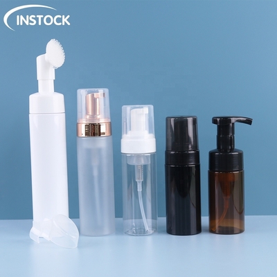 Garrafa de bomba de espuma congelada 100 ml-250 ml garrafa de plástico PET espumante para limpeza facial