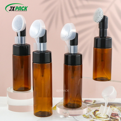 Limpeza facial garrafa de mousse vazia 150 ml PET plástico detergente de lavagem garrafa de limpeza de espuma
