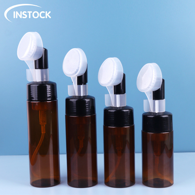 Garrafas de bomba de espuma vazia 100 ml 120 ml 150 ml 200 ml recipientes para lavagem facial e manual
