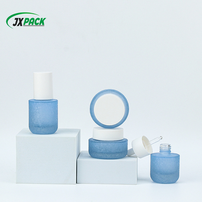 Botão cosmético de vidro congelado personalizável - à prova de vazamento e durável