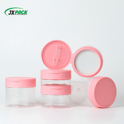 Jar de creme cosmético PET personalizado com tampa de parafuso