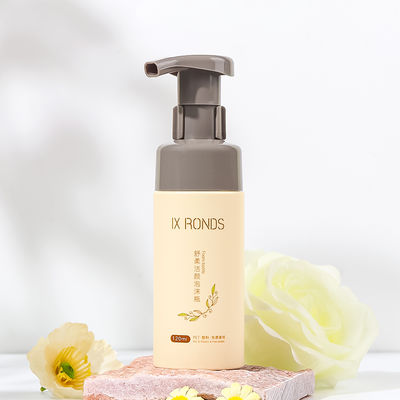 Customizable Foam Pump Bottle with Press-Type Foam Pump Head and Multiple Capacity Options