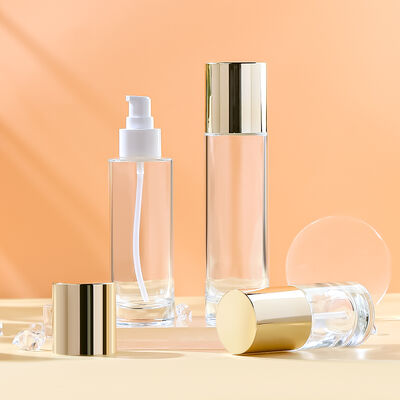 Frasco de Loção de Vidro Ecológico Personalizável à Prova de Vazamentos para Embalagem de Skincare