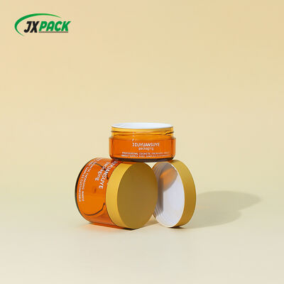 Premium UV-Blocking PET Cream Jar with Leak-Proof Double Sealing and Glass-Like Texture for Skincare